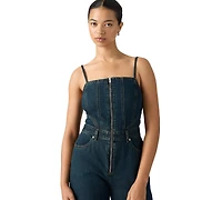 Levi's Women's Seamed Wide-Leg Denim Jumpsuit