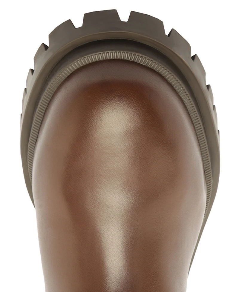 Arezzo Women's Brandy Mid Block Heel Round Toe Booties