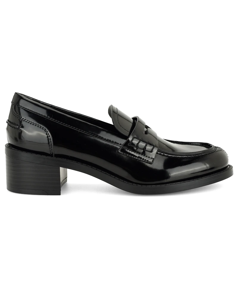 Nine West Women's Vandel Block Heel Penny Loafers