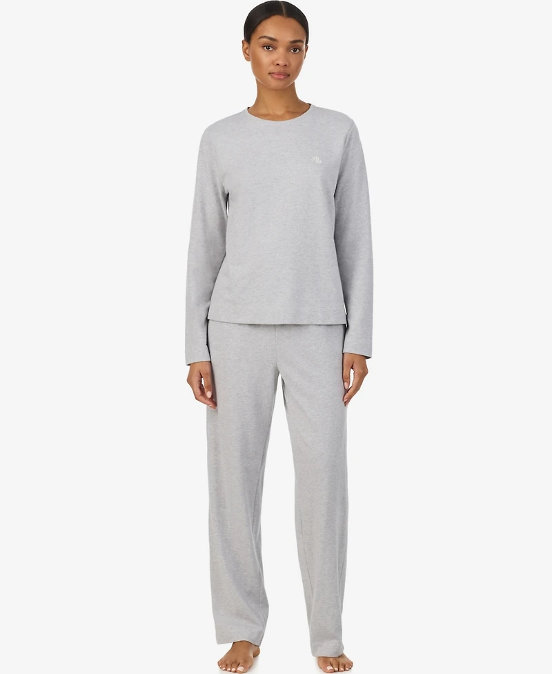 Lauren Ralph Women's Crewneck Pajama Set