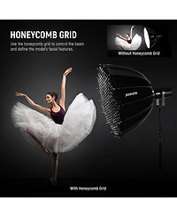 Neewer NS39P Double-Diffusion Quick-Release Softbox for Godox Aputure 600d