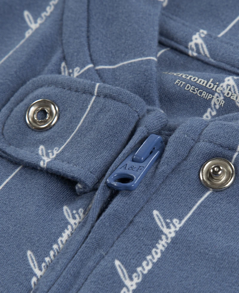 abercrombie kids Baby Boys' Brushed Jersey Footed Coverall