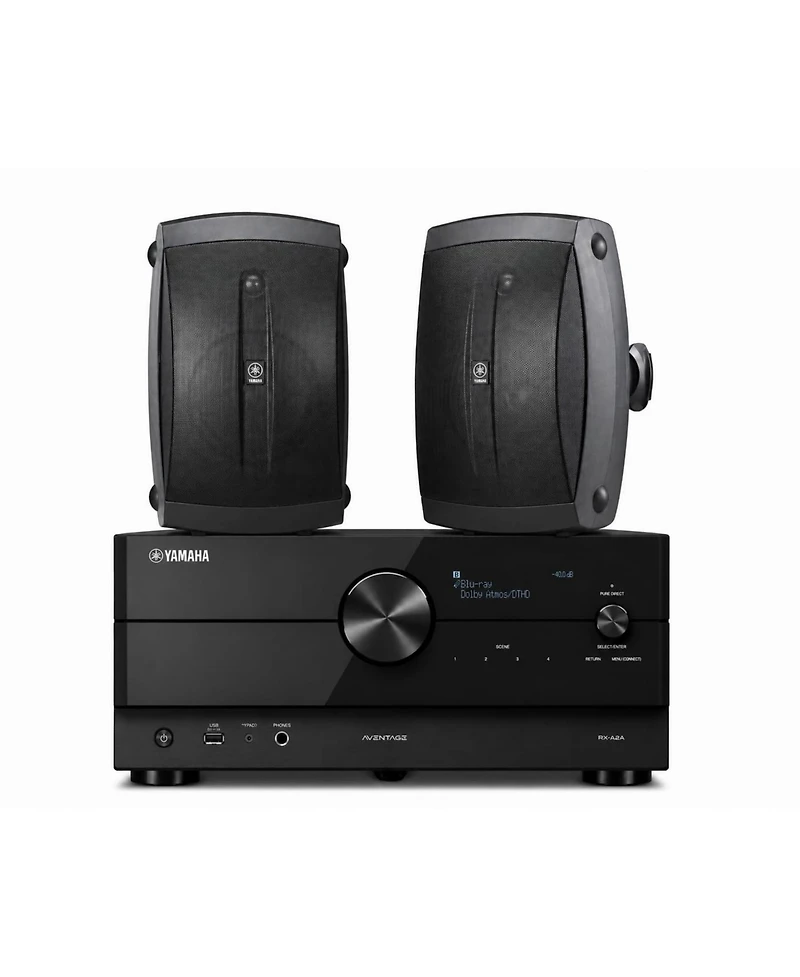 Yamaha Rx-A2A 7.2-Channel Av Receiver with Ns-AW350B Speakers