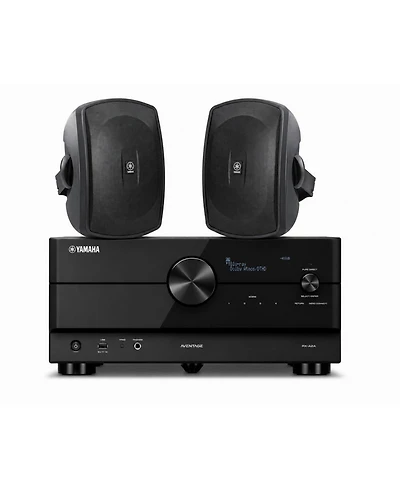 Yamaha Rx-A2A 7.2-Channel 8K Av Receiver with Outdoor Speakers