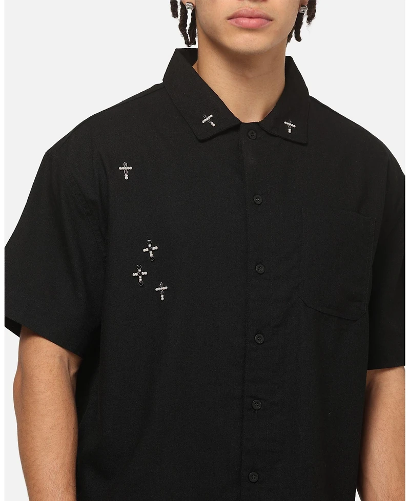 Saint Morta Men's Credo Linen Button Up Shirt