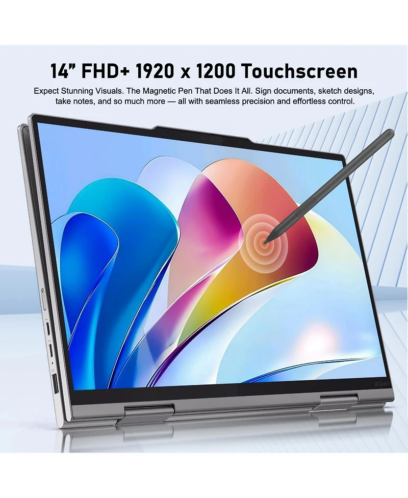 Lenovo ThinkPad X1 14" Fhd Touch Business 2-in-1 Ai Laptop, Intel Core Ultra 7 258V, 32GB Ram, 2TB Ssd, Wi-Fi 7, Win11 Pro