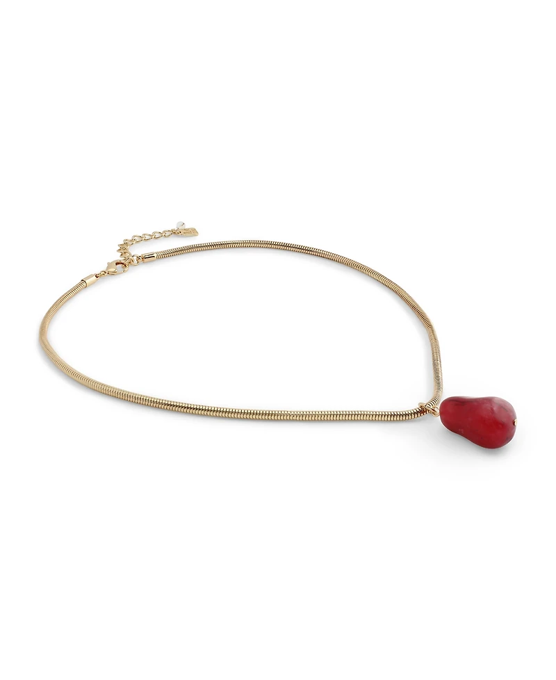 Robert Lee Morris Soho Jasper Stone pendant Necklace