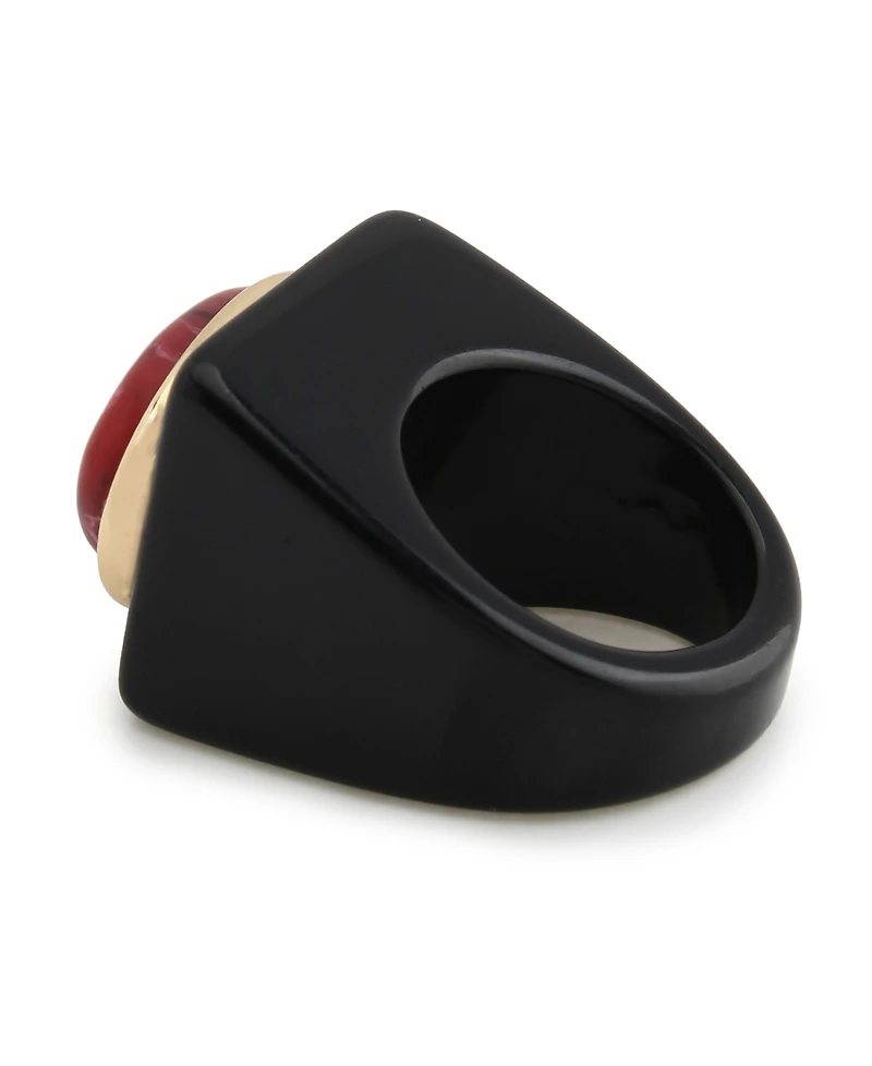 Robert Lee Morris Soho Gold Jasper Stone Cocktail Ring