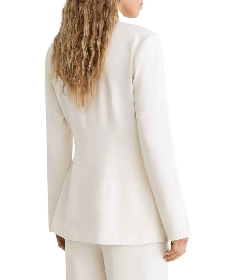 Reiss Women's Clover Tie-Front Wrap Suit Jacket