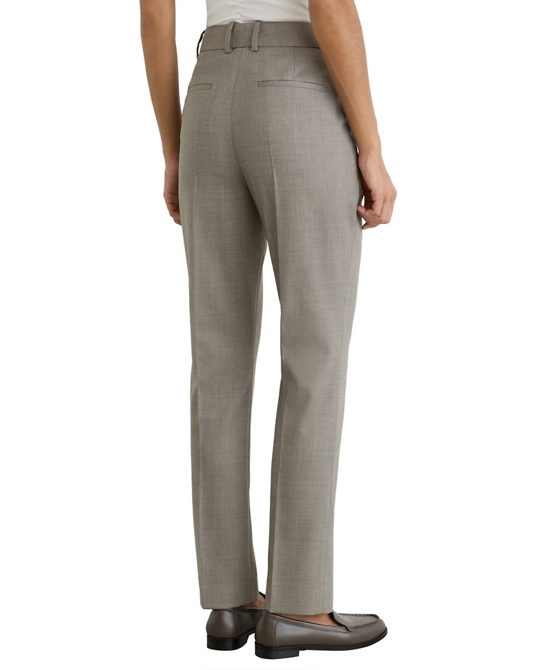 Reiss Women's Darcy Wool-Blend Slim-Leg Trousers