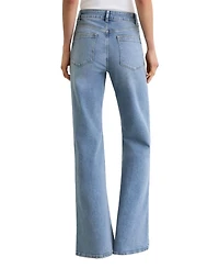 Reiss Women's Cali High-Rise Flared Cotton-Blend Jeans