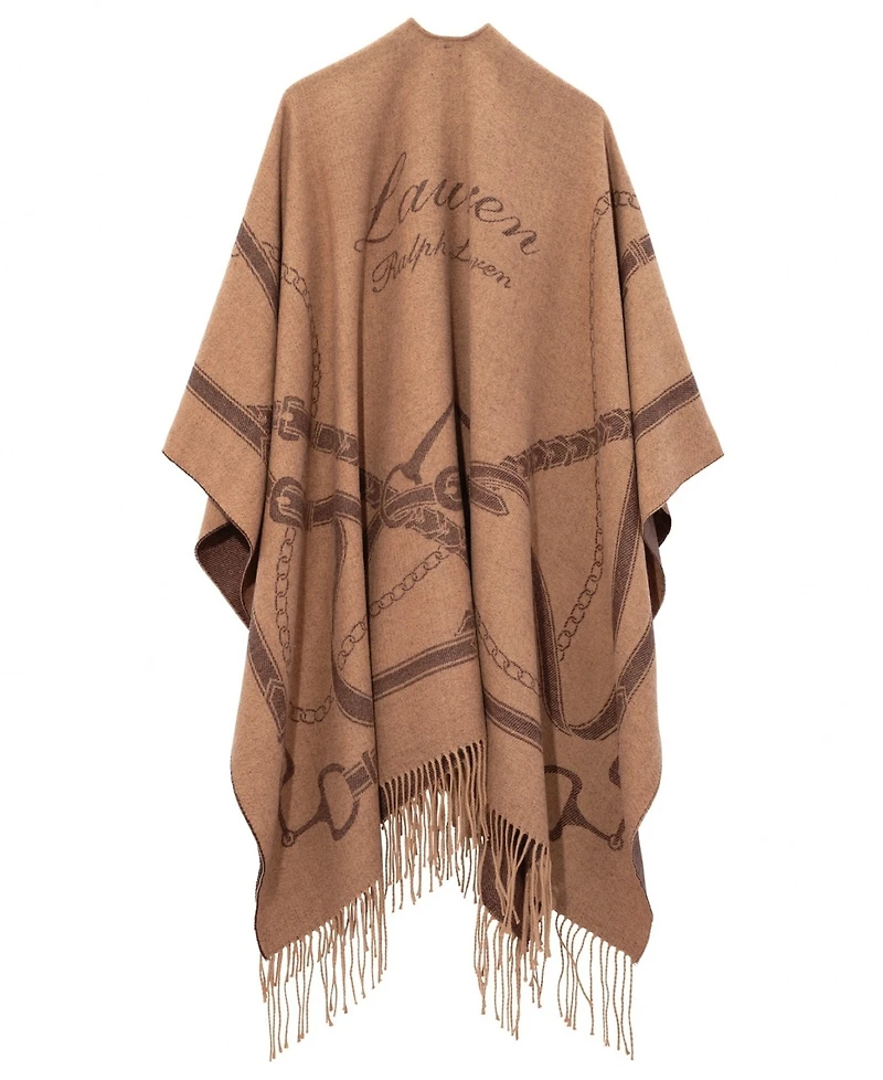 Lauren Ralph Equestrian Oversized Ruana