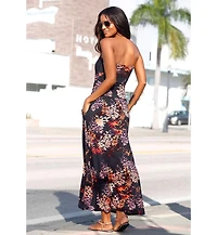 Lascana Women's Bandeau Maxi Dress