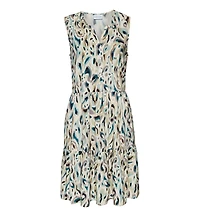 Lascana Women's Button Up Tiered Dress