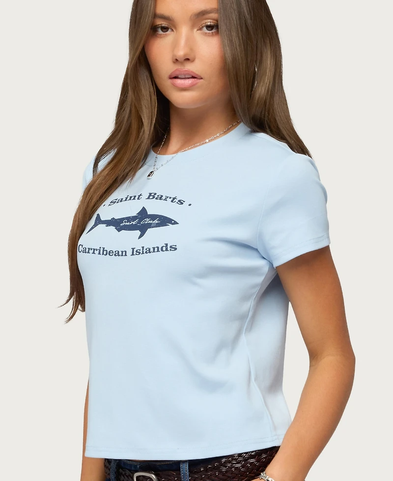 Edikted Women's Surf Club T Shirt