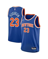 Nike Big Boys and Girls Mitchell Robinson Blue New York Knicks Swingman Icon Edition Jersey