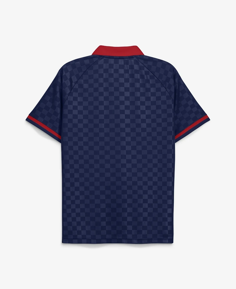 Fanatics Men's Navy Boston Red Sox Homerun Raglan V-Neck Polo Shirt
