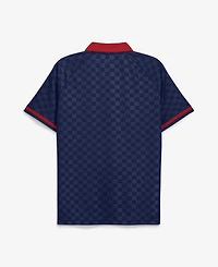Fanatics Men's Navy Boston Red Sox Homerun Raglan V-Neck Polo Shirt