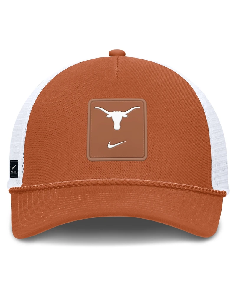 Nike Men's and Women's Texas Orange Texas Longhorns 2026 On-Field Gameday Rope Trucker Adjustable Hat