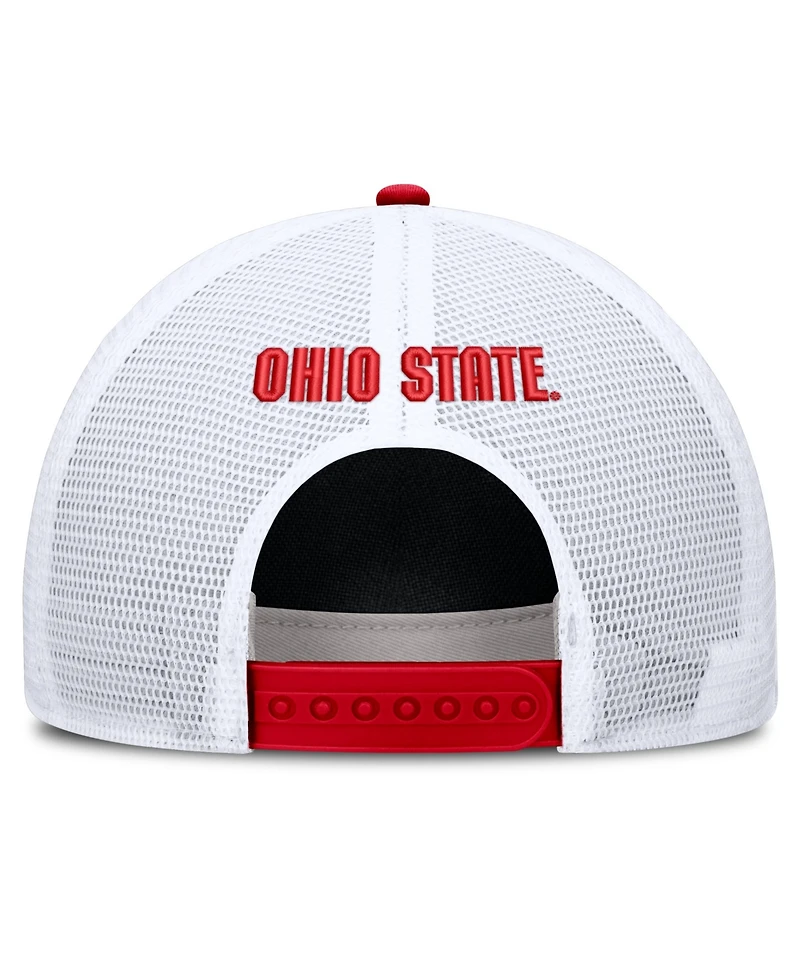 Nike Men's and Women's Scarlet Ohio State Buckeyes 2026 On-Field Gameday Rope Trucker Adjustable Hat