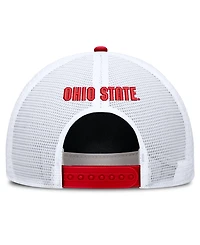 Nike Men's and Women's Scarlet Ohio State Buckeyes 2026 On-Field Gameday Rope Trucker Adjustable Hat