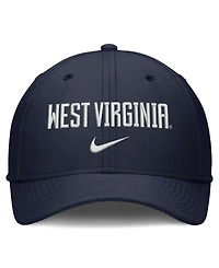 Nike Men's Navy West Virginia Mountaineers Rise On-Field Swoosh Flex Dri-fit Hat