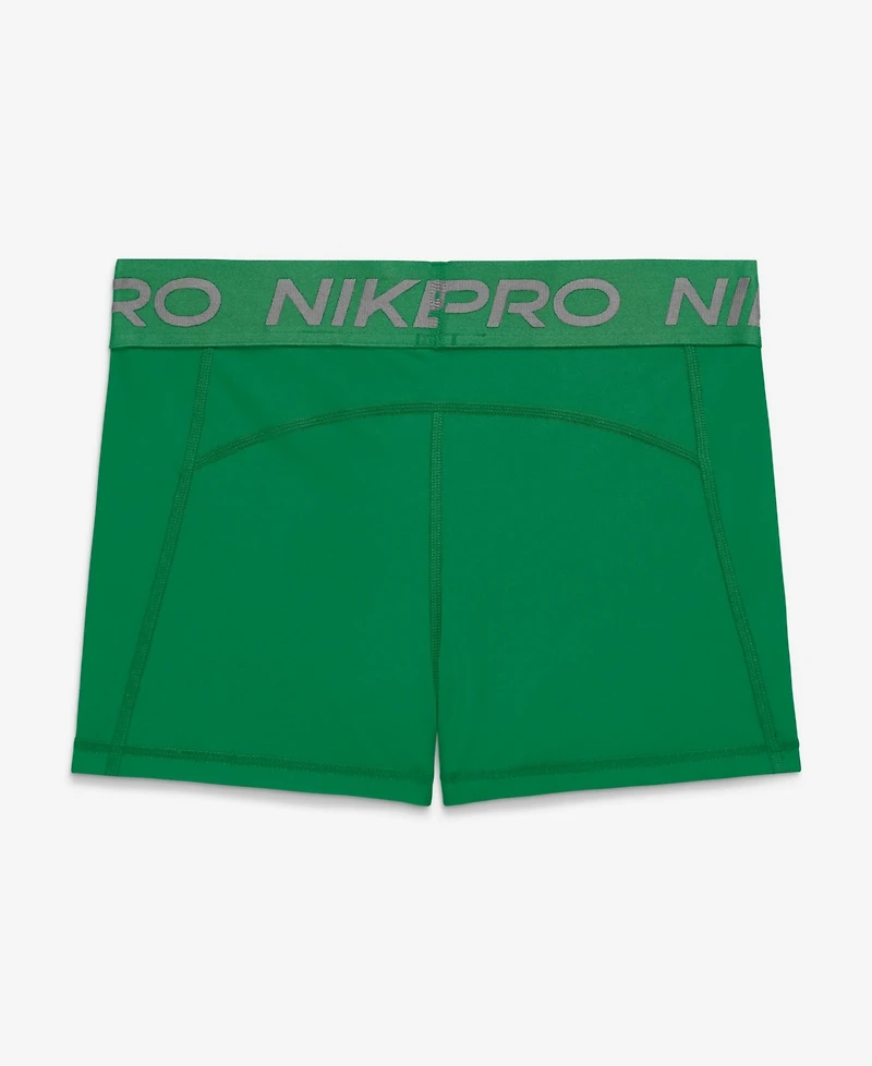 Nike Women's Green Oregon Ducks Pro Dri-fit Mid-Rise Shorts