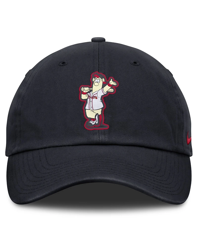 Nike Big Boys and Girls Navy Atlanta Braves Mascot Club Adjustable Hat
