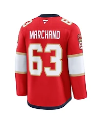 Fanatics Men's Brad Marchand Red Florida Panthers Home Premium Jersey