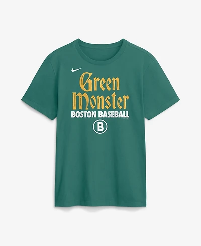 Nike Men's Green Boston Red Sox City Connect Handwriting Club T-Shirt