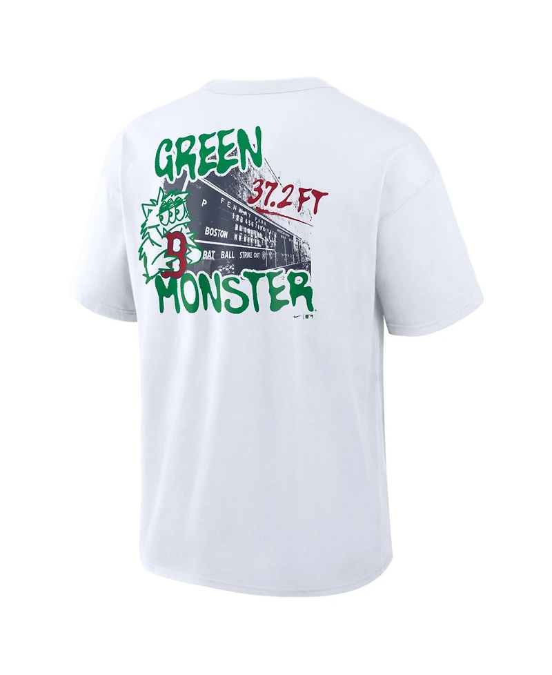 Nike Men's White Boston Red Sox Green Monster Local Max90 T-Shirt