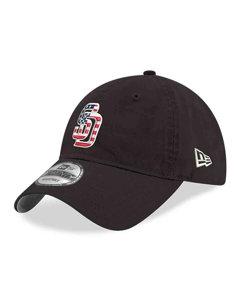 New Era Men's Black San Diego Padres America 250 9TWENTY Adjustable Hat