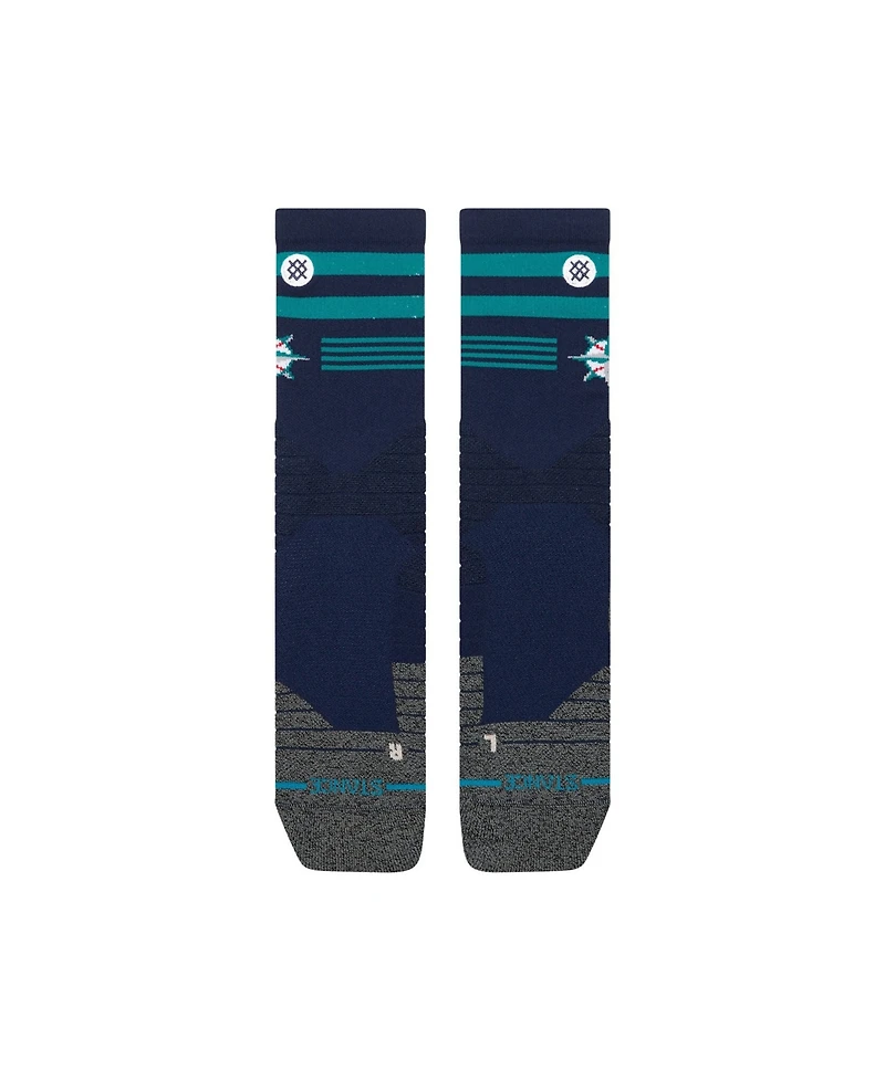 Stance Men's and Women's Navy Seattle Mariners Diamond Pro Crew Socks