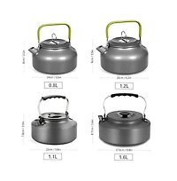 Piscifun Whistling Camping Kettle Aluminum Alloy Portable Coffee Pot with Storage Bag