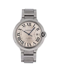 Pre-Owned Cartier Ballon Bleu de Cartier Automatic Watch in Stainless Steel 42mm