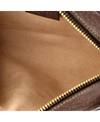 Pre-Owned Gucci Mini Ophidia Shoulder Bag Gg Coated Canvas