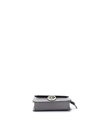 Pre-Owned Gucci Small Gg Ring Shoulder Bag Leather