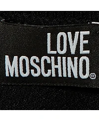Pre-Owned Love Moschino Women's Logo Knit Turtle Neck Sweater