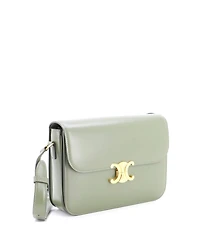 Pre-Owned Celine Large Triomphe Shoulder Bag Smooth Calfskin