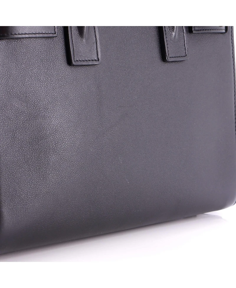 Pre-Owned Saint Laurent Baby Sac de Jour Bag Patchwork Leather