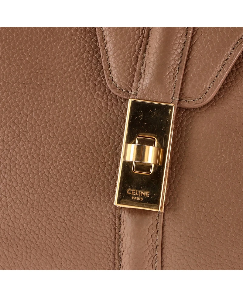 Pre-Owned Celine Small 16 Top Handle Bag Grained Calfskin