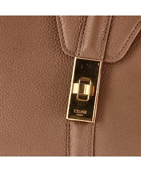 Pre-Owned Celine Small 16 Top Handle Bag Grained Calfskin