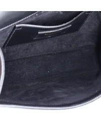Pre-Owned Saint Laurent Medium Classic Monogram Tassel Crossbody Bag Leather