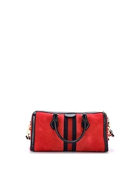 Pre-Owned Gucci Medium Ophidia Boston Bag Suede