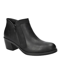Easy Street Women's Bradley Block Heel Ankle Booties