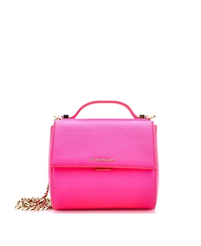 Pre-Owned Givenchy Mini Chain Pandora Box Bag Leather