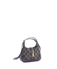 Pre-Owned Gucci Mini Jackie 1961 Hobo Gg Denim