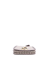 Pre-Owned Gucci Medium Blondie Nm Top Handle Bag Gg Coated Canvas