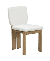 Streamdale Furniture 7-Piece Retro Dining Table Set for 6 with Upholstered Chairs