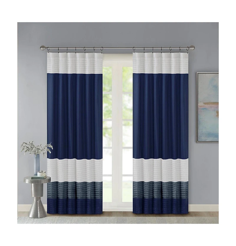 Avobird Pintuck Curtain Panel(Only 1 Piece Panel)